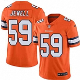 Nike Men & Women & Youth Broncos 59 Josey Jewell Orange Color Rush Limited Jersey,baseball caps,new era cap wholesale,wholesale hats